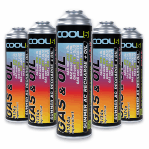 5x COOL5 2w1 Summer AC Recharge R134a 290g