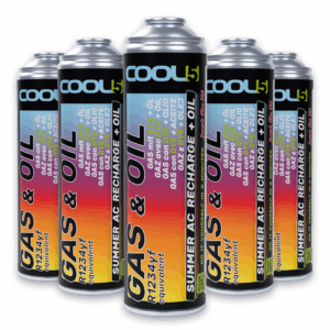 5x COOL5 2w1 Summer AC Recharge R1234yf 290g