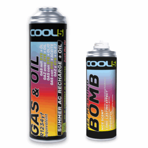 COOL5 2w1 SUMMER AC RECHARGE (Czynnik R1234yf+Olej) + Refreshing Bomb