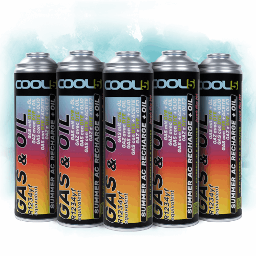 5x COOL5 2in1 Ricarica estiva AC R1234yf 290g