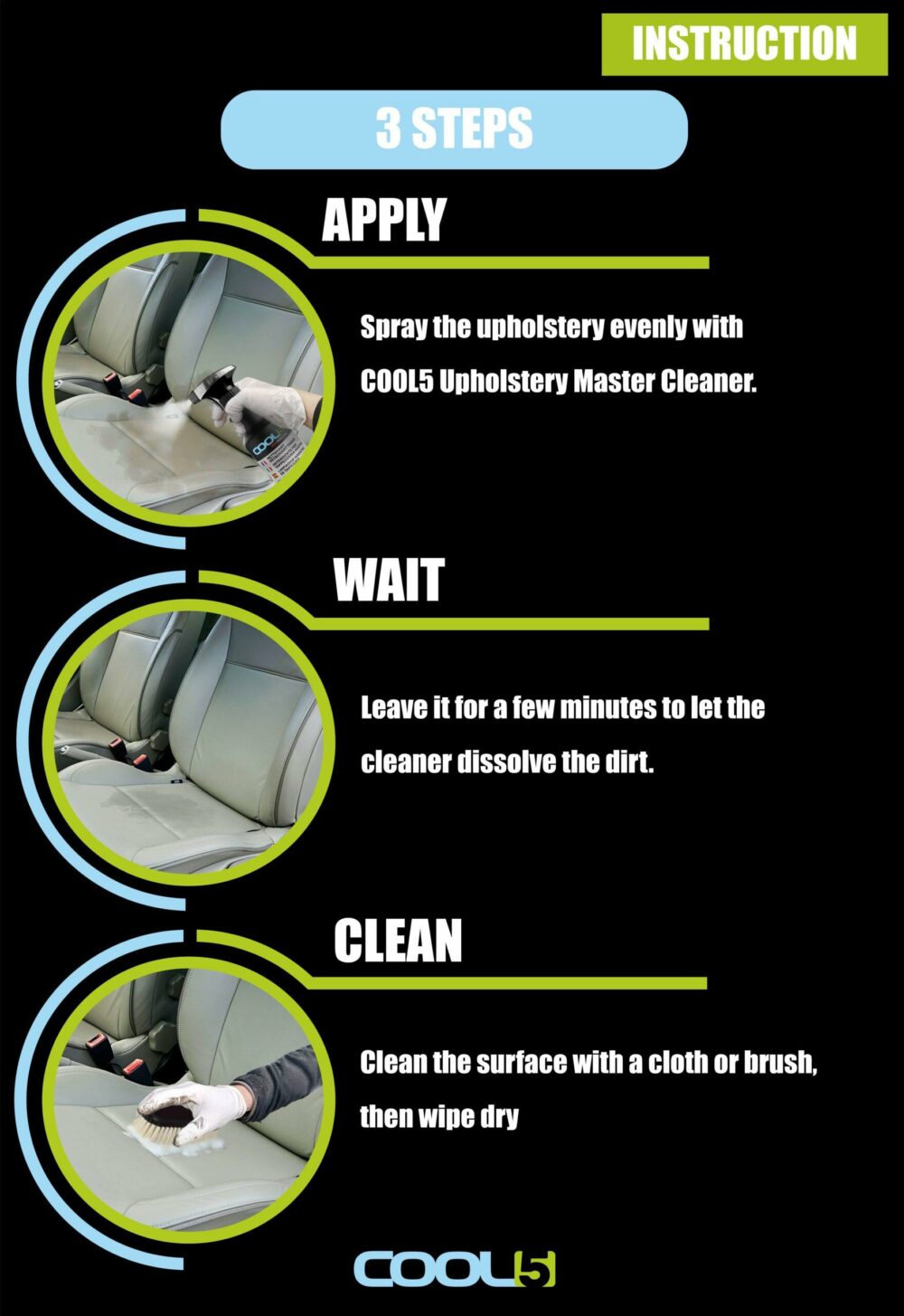 ZDJ 5 UMC COOL5 Upholstery Master Cleaner XXL 1000ml 1 - Image 4