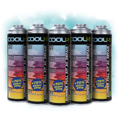 5x COOL5 5w1 SUMMER FULL KIT AC REPAIR R1234yf 290g