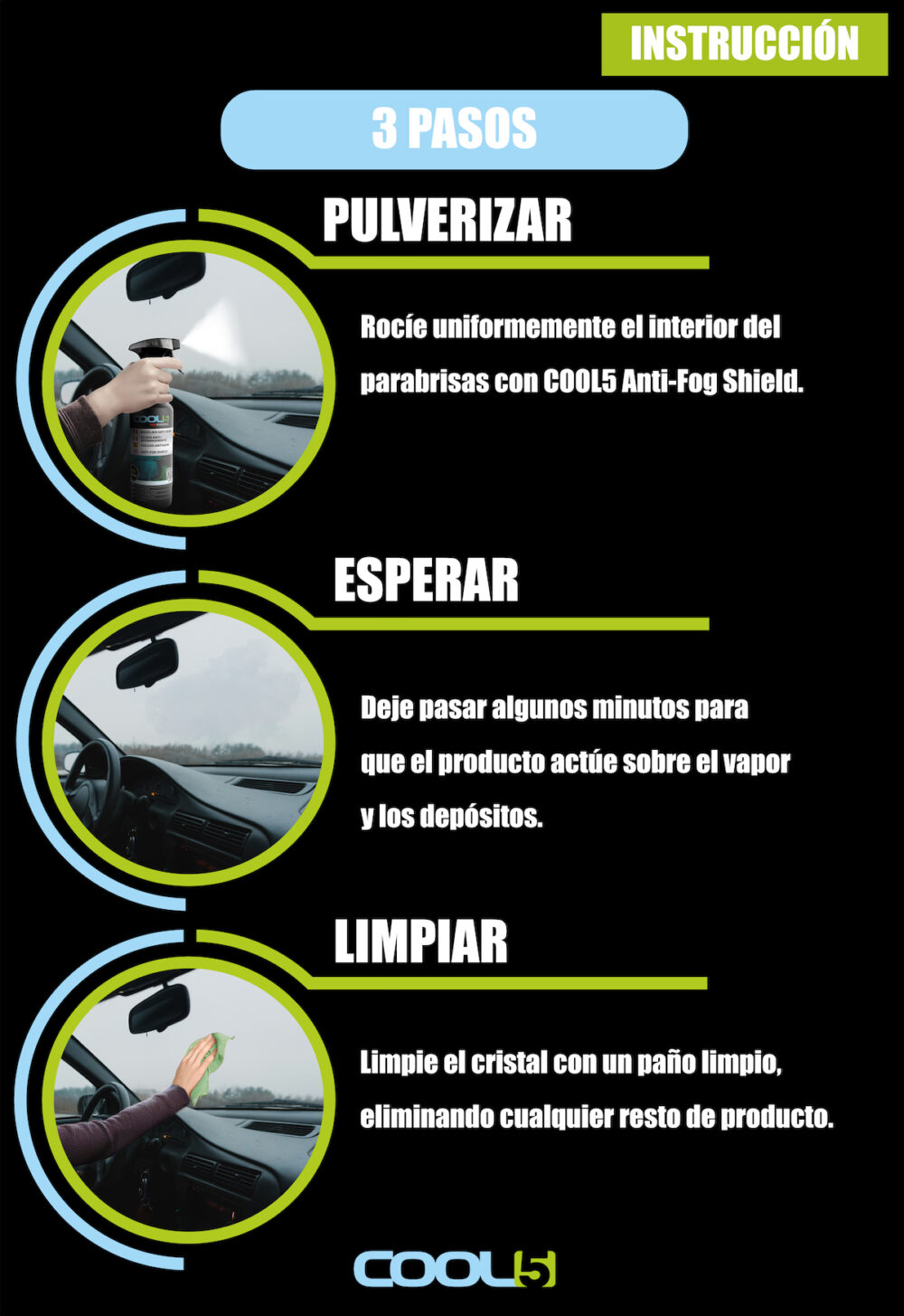 COOL5 PRO Stop Niebla. Go Visibilidad XL 1000ml - Imagen 4