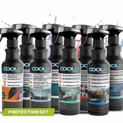 COOL5 XXL Kit completo de protección del coche | 8x1000ml + APC500ml
