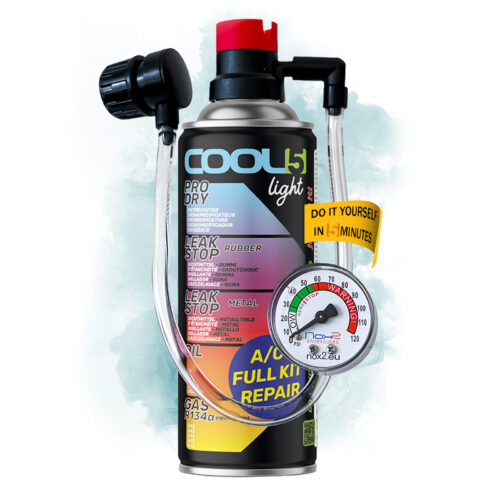 COOL5 HOBBY 5in1 R134a + EINGEBAUTES Manometer